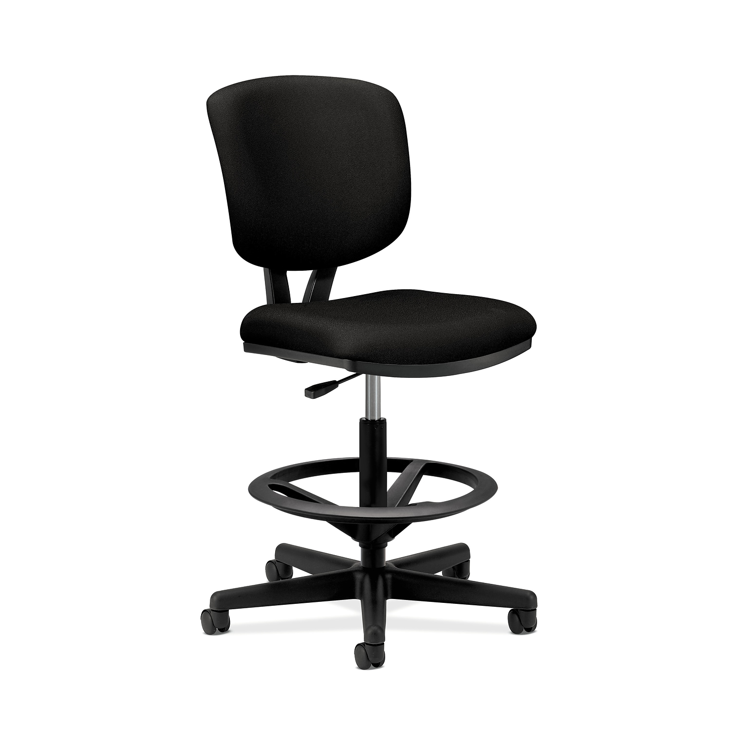 HON Volt Fabric Computer and Desk Stool, Black (HON5705GA10T)