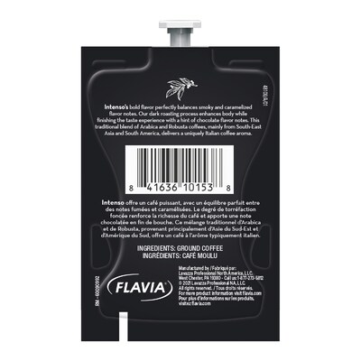 Lavazza Coffee Flavia Freshpacks, Dark Roast, 76/Carton (MDR01041)