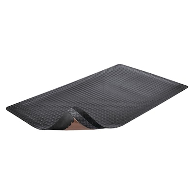 Notrax Saddle Trax Anti-Fatigue Commercial Floor Mat, 2' x 3', Black (979S0023BL)