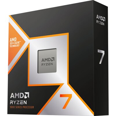 AMD Ryzen 7 9000 AMD Ryzen 7 9800X3D 8-core 4.7Ghz Computer Processor, AM5 (100-100001084WOF)