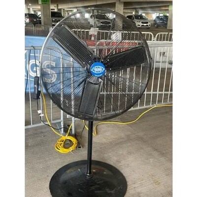 Global Industrial 30" Oscillating Pedestal Fan, 8,775 CFM, 1/3 HP, 1 Phase (585280)