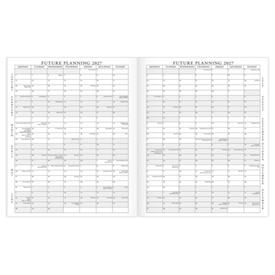 2026 AT-A-GLANCE Executive 11" x 9" Monthly Padfolio Refill, White/Black (70-909-10-26)