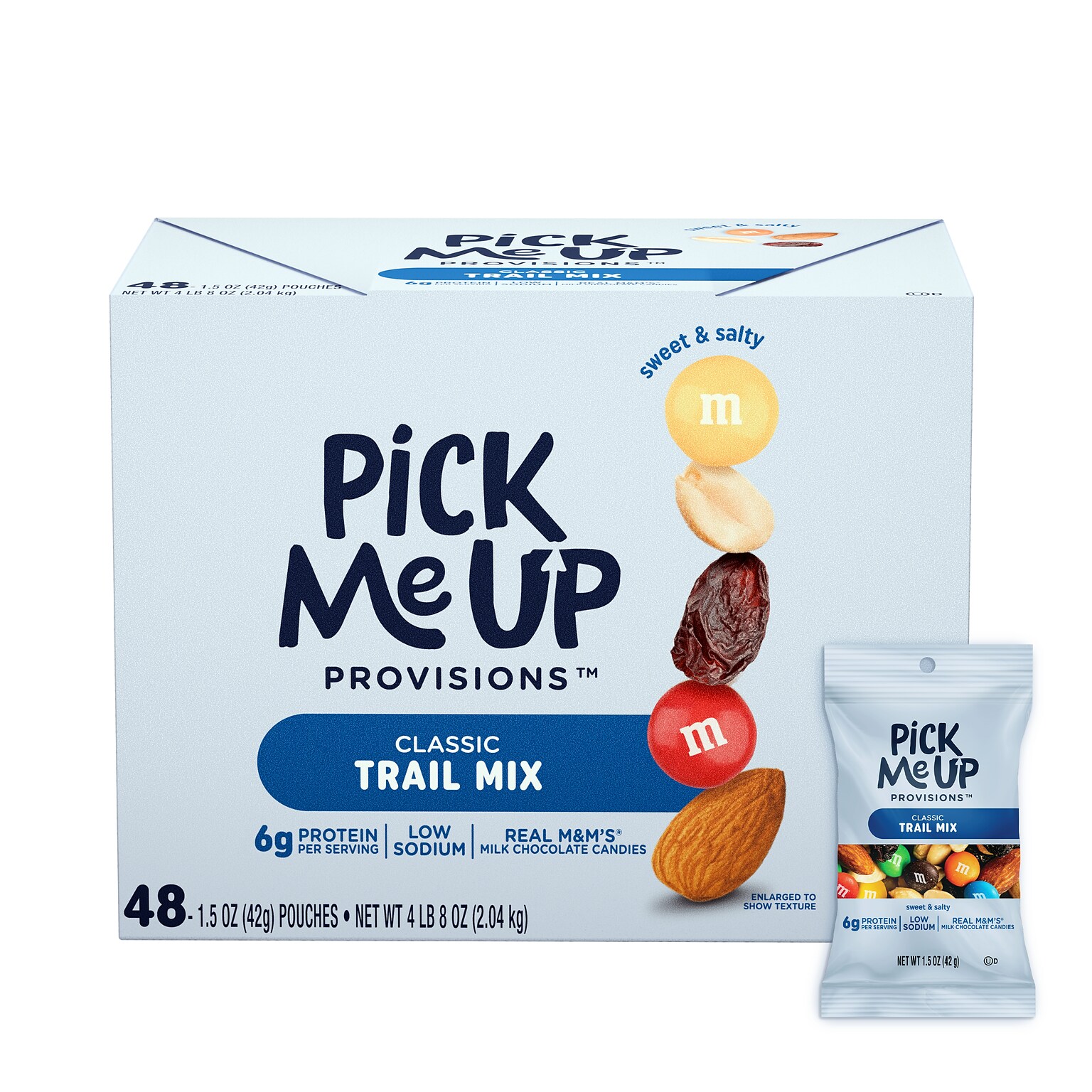 Pick Me Up Provisions™ Classic Trail Mix, 1.5 oz., 48 Bags/Box (PM62797)