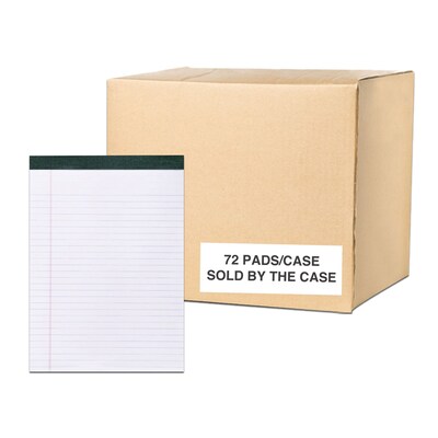 Roaring Spring Paper Products Recycled Legal Pad, 8.5 x 11.75, Legal Ruled, White, 40 Sheets/Pad,