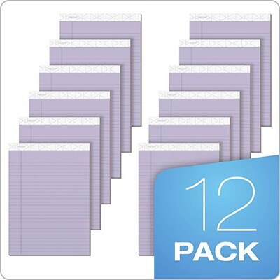 TOPS Prism+ Legal Notepads, 5" x 8", Narrow Ruled, Orchid, 50 Sheets/Pad, 12 Pads/Pack (63040)