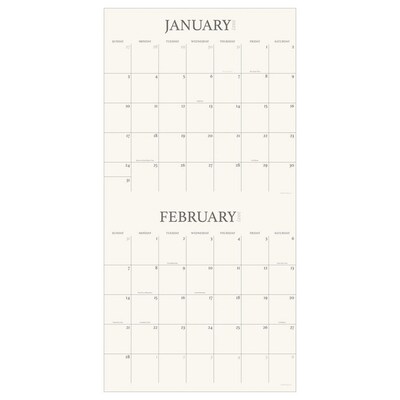 2027 TF Publishing 2 Year Grid 12 x 12 Monthly Wall Calendar, Multicolored (27-1144)