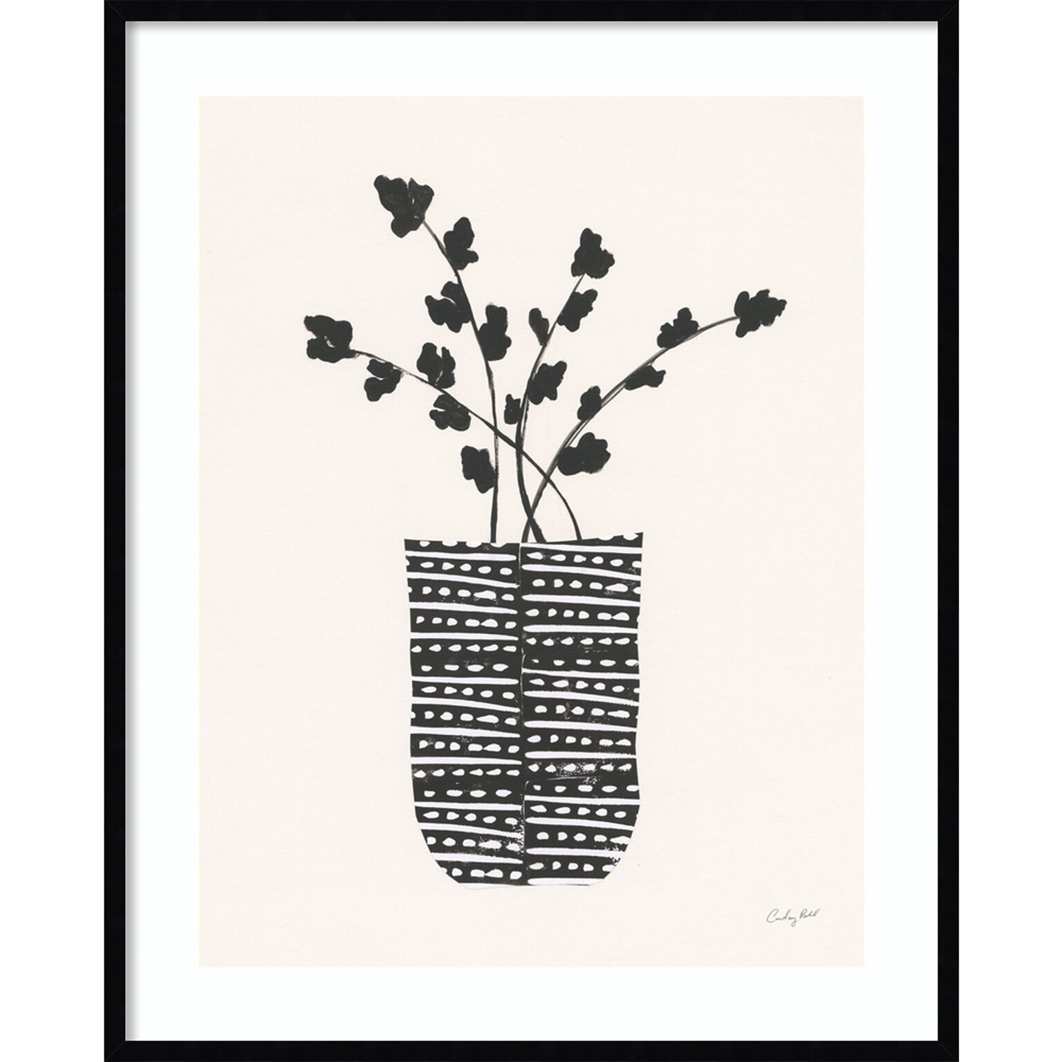 Amanti Art Shadow Vessel I by Courtney Prahl Wood Framed Wall Art Print, 33 x 41 (A42676882200)