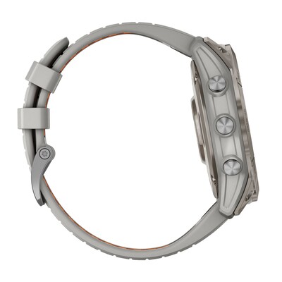 Garmin fenix 7X Pro Sapphire Solar Edition Smartwatch, Fog Gray & Ember Orange, 51mm (GRM0277814)