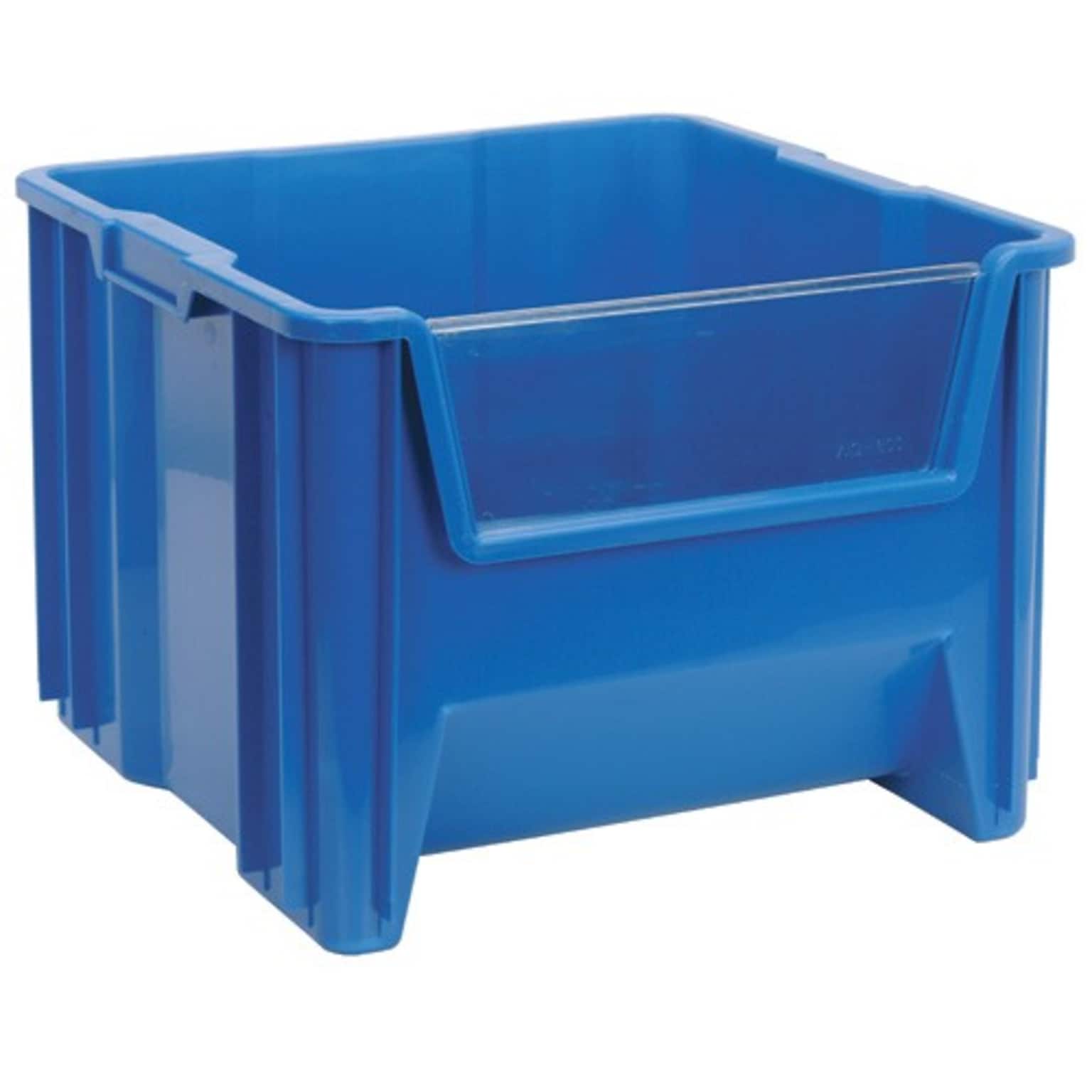 Quantum Storage Systems Ultra Giant Stackable Bins Windows, 17-1/2 x 16-1/2 x 12-1/2, 2/Carton (WGH800)