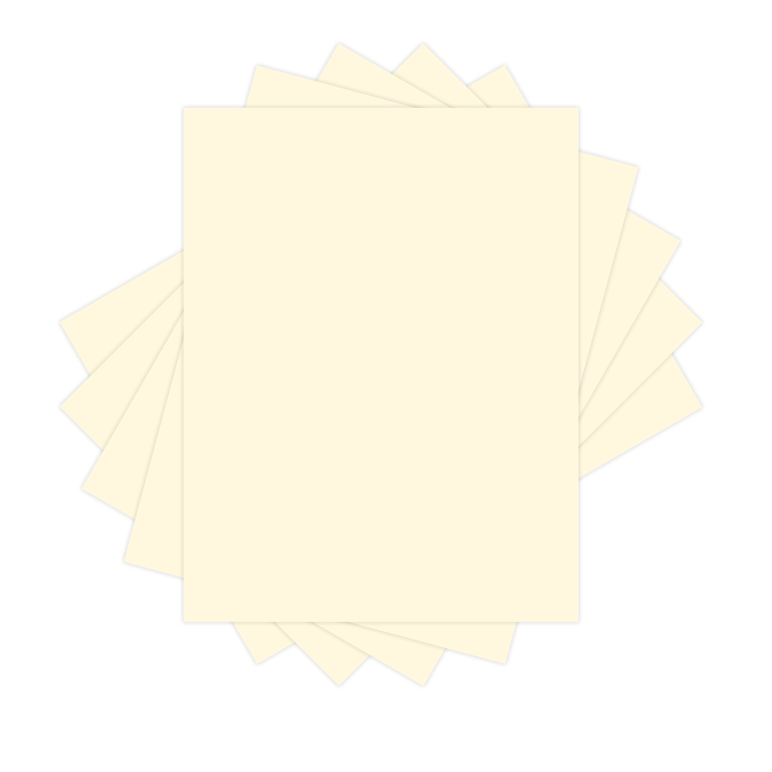 Ris Paper 110 lb. Cardstock Paper, 8.5 x 11, Ivory, 250 Sheets/Pack (81049/94270)