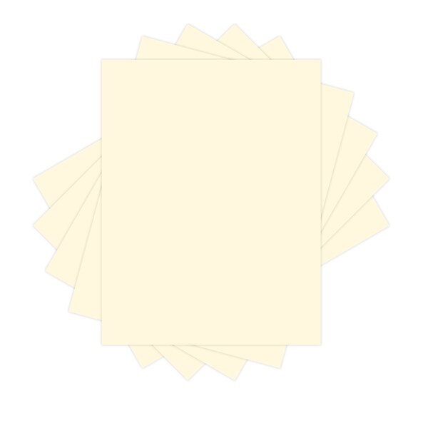 ゆかさま専用 8 1/2 x 11 Paper - Ivory (250 Qty.)200 Sheets Ivory Printer Paper