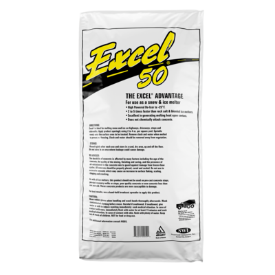Scotwood Industries Excel Ice Melt Pellets, 50 lbs. Bag (50BWTR/EXL/HEAT)