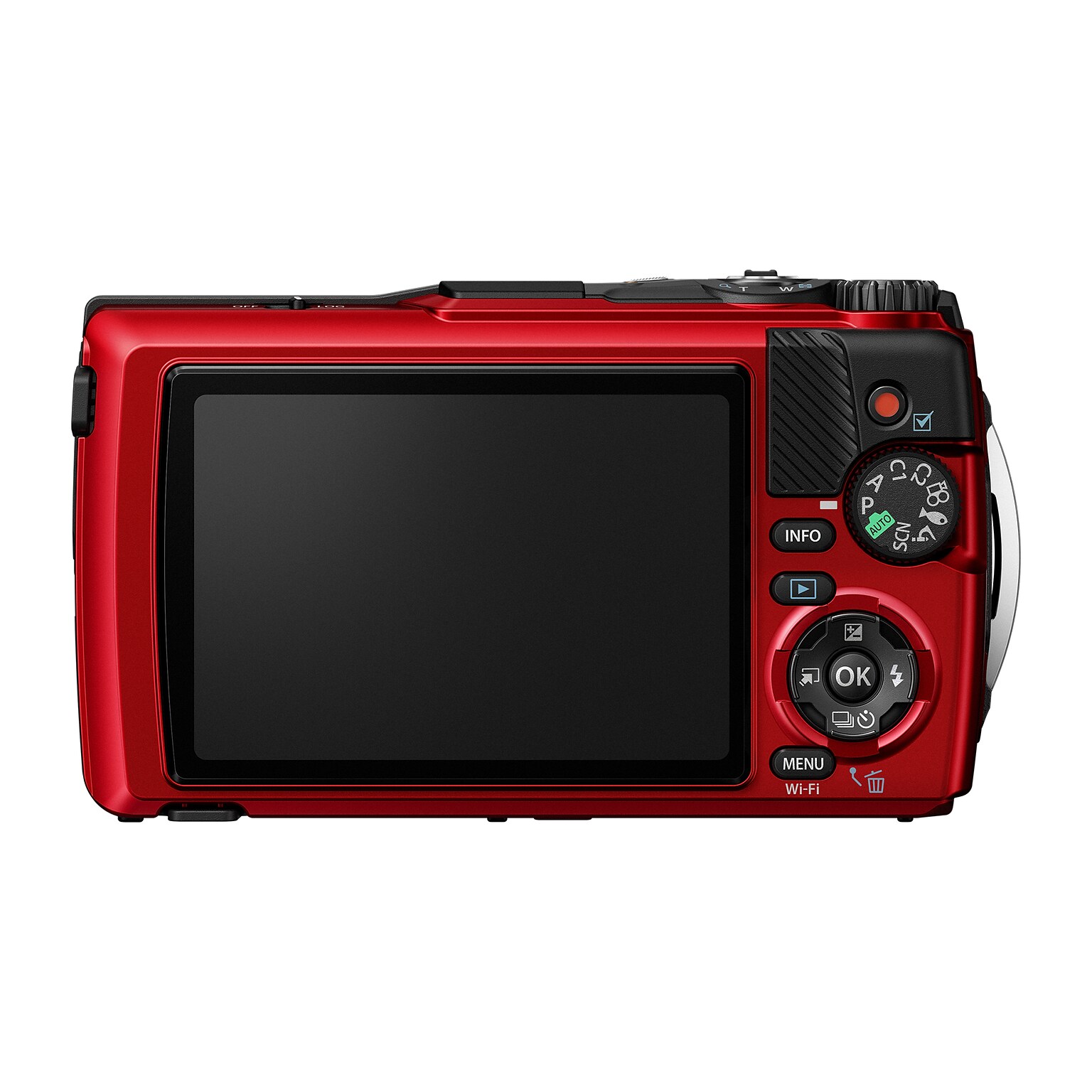 OM SYSTEM Tough TG-7 Digital Camera, Red (V110030RU000)