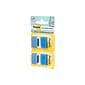 Post-it® Flags Value Pack, 1" x 1.7", Blue, 50 Flags/Dispenser, 12 Dispensers/Box (680-BE12)