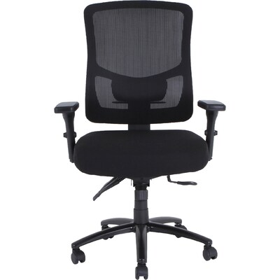 Lorell Big & Tall Mesh Back Office Chair, 350 lb. Capacity, Black (LLR40210)