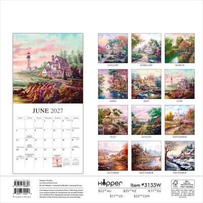 2027 BrownTrout Bygone Days 12 x 12 Monthly Wall Calendar (9781773728858)