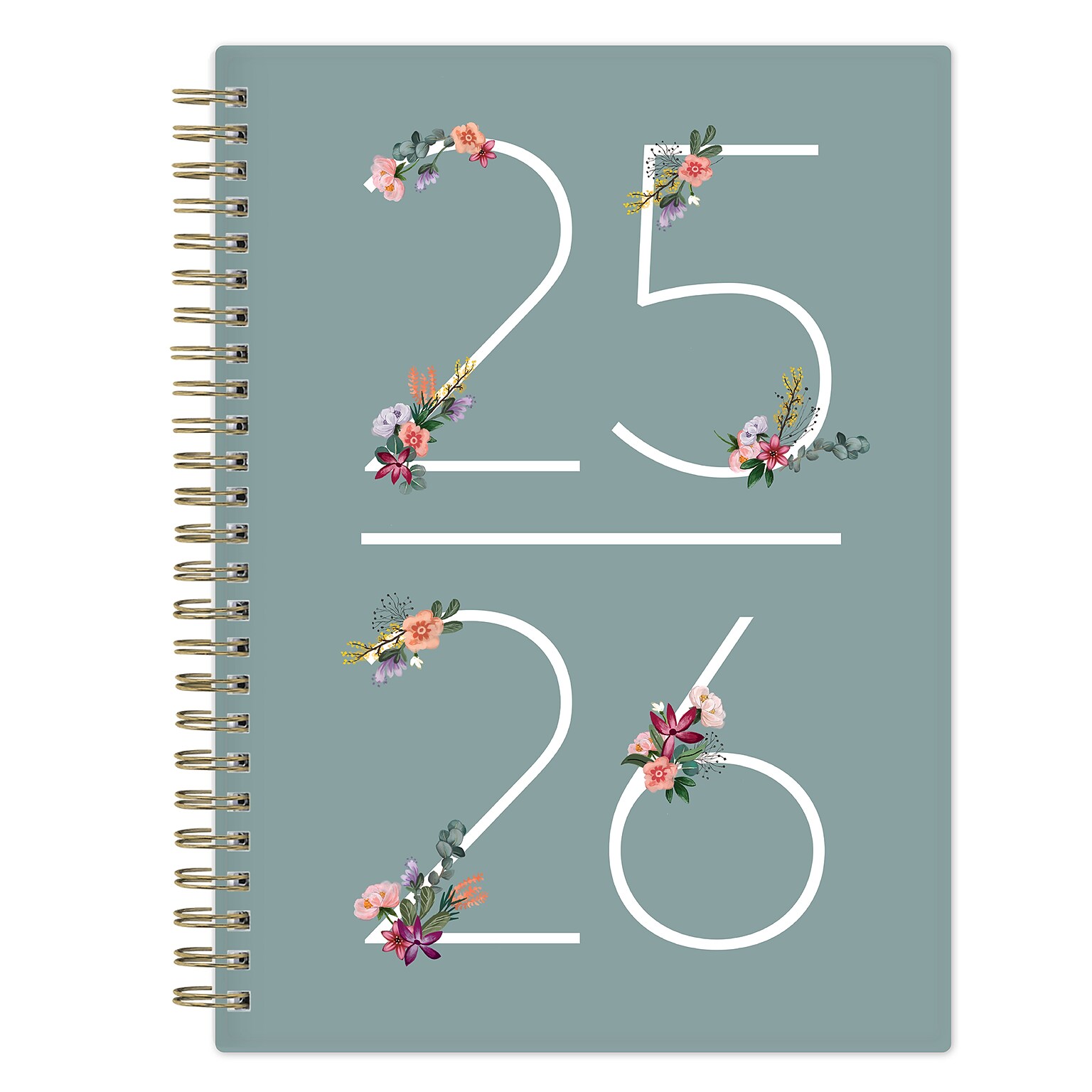 2025-2026 Blue Sky Greta 5.875 x 8.625 Academic Year Weekly & Monthly Planner, Plastic Cover, Multicolored (136482-A26)