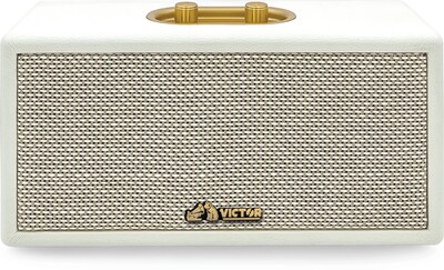 Victor VAS-3003 Portable Wireless Bluetooth Speaker, Cream (VAS-3003-CR)