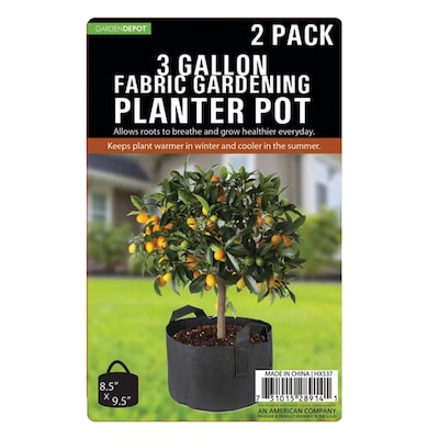 3 Gallon Fabric Gardening Planter Pots
