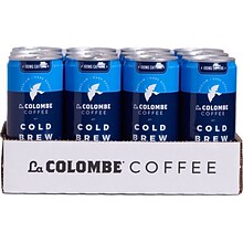 La Colombe Brazilian Caffeinated Cold Brew Coffee, Dark Roast, 9 oz., 12/Carton (PPPURC1205)