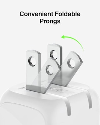 Belkin BoostCharge 20W USB-C PD GaN Wall Charger, White (WCA009DQWH)