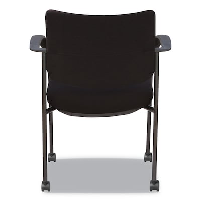 Alera® IV Series Fixed Arm Fabric Computer and Desk Chair, Black (ALEIV4317A)