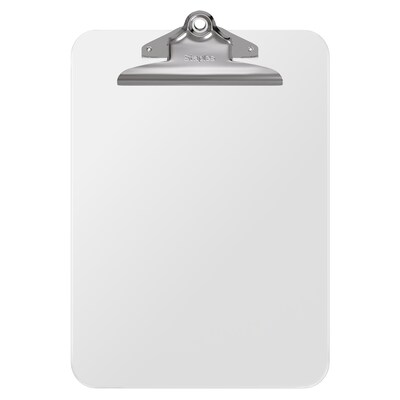 Staples Plastic Clipboard, Letter Size, Clear – Lightweight Transparent Clipboard