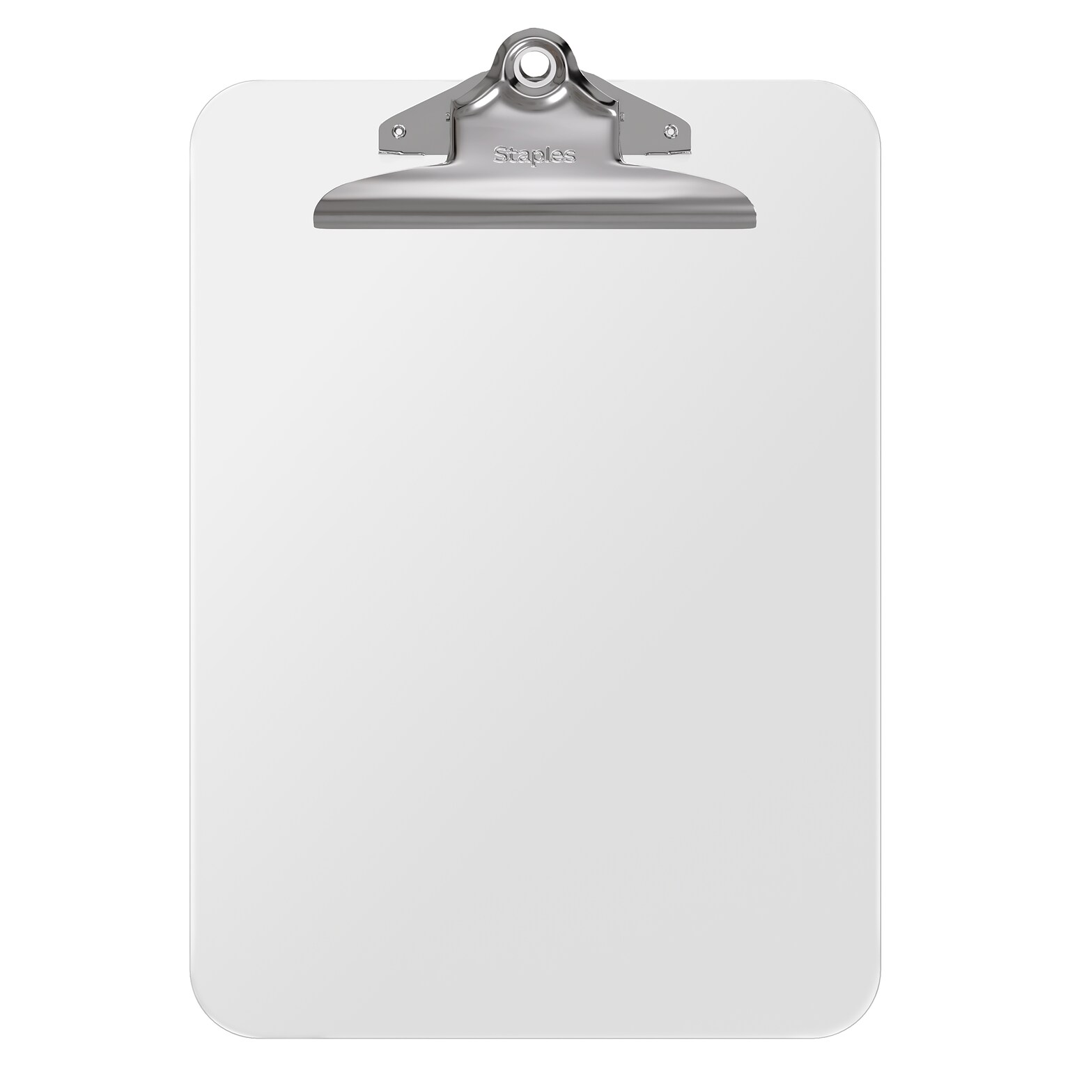 Staples Plastic Clipboard, Letter Size, Clear – Lightweight Transparent Clipboard
