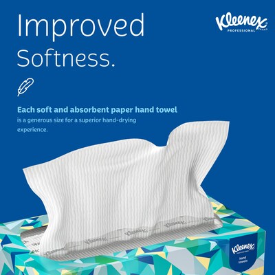 Kleenex Pop-Up Recycled Multifold Paper Towels, 1-ply, 120 Sheets/Pack, 1 Packs/Carton (01701)