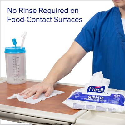PURELL Healthcare Disinfecting Wipes, 72 Wipes/Pack  (9370-12)