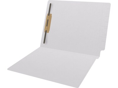 Medical Arts Press Reinforced End Tab File Folder, Straight Cut, Letter-Size, White, 50/Box (S-01601-WHT)