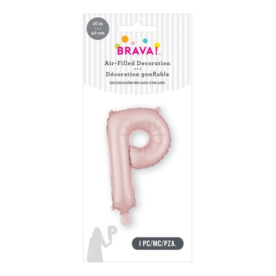 Party City (Air-Filled) 16 P Foil Balloon, Dusty Rose (AM 1 100083-92)
