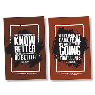 North Star Teacher Resources Inspirational Quotes by African American Influencers Bulletin Board Set