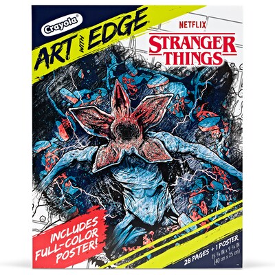 Crayola Art with Edge Stranger Things Coloring Book, 28 Pages, 2/Bundle (BIN040849-8)
