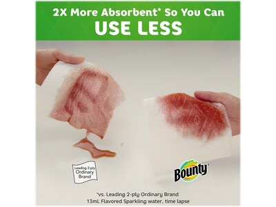 Bounty Select-A-Size Triple Roll Paper Towels, 2-Ply, 123 Sheets/Roll, 2 Rolls/Pack (06133)