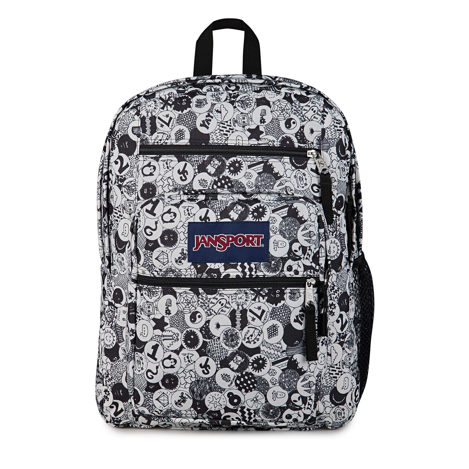 JanSport Big Student Laptop Backpack, Large, Doodle Dots (JS0A47JKA0G)