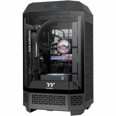 Thermaltake Tower 250 Mini-ITX Mini Tower Computer Case, Black (CA-1Z9-00S1WN-00)