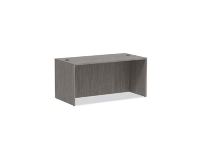 Alera Valencia Series 59 Straight Front Desk Shell, Gray (ALEVA216030GY)