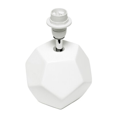 Simple Designs 10.24" LED Table Lamp, White (LT2065-WHT-LB)