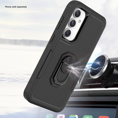 SaharaCase Raider Phone  Case for Galaxy S24 FE, Shock Absorbing, Scorpion Black (CP00714)