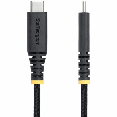 StarTech 6.56 ft. USB-C Charging Cable, Male to Male, Black (S2CEPR2M-USBSL-CABLE)