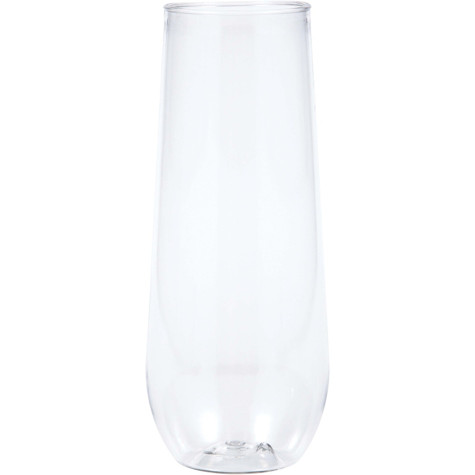 Creative Converting 9 oz Plastic Stemless Champagne Flutes, 24/Pack (338361)