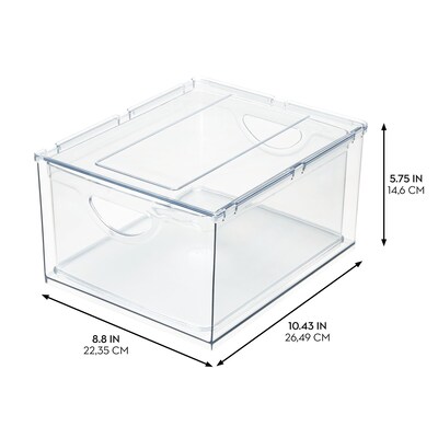 iDESIGN Drawers, Clear, 4/Set (27841M4)