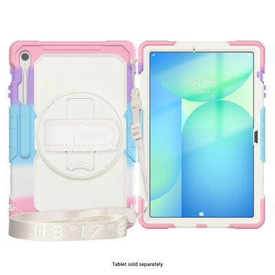 SaharaCase Raider Series TPU 13.1" Heavy Duty Case with Hand Strap for S10 FE+, Sunset Sorbet (TB00471)