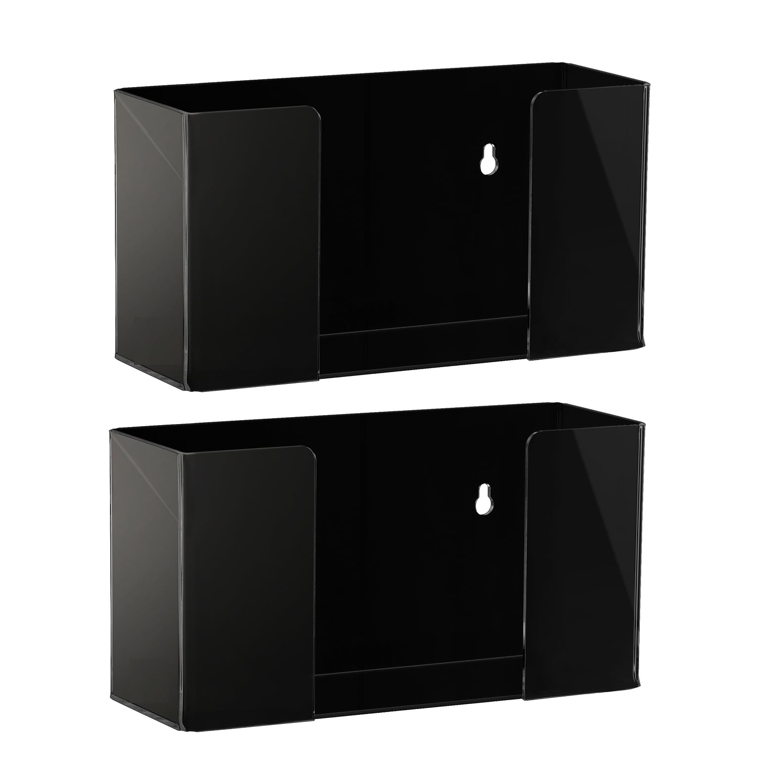 Viva Comfort Glove Dispenser, Black, 2/Pack (ADI902-01-BLK-MK-2PK)