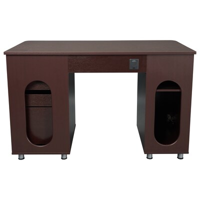 Techni Mobili 47"W Computer Desk, Chocolate (RTA-4985-CH36)