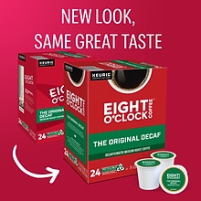 Eight OClock Original Blend Decaf Coffee, Medium Roast, Keurig® K-Cup® Pods, 24/Box (06425)
