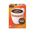 Dunkin Original Blend Coffee Keurig® K-Cup® Pods, Medium Roast, 22/Box (400845)