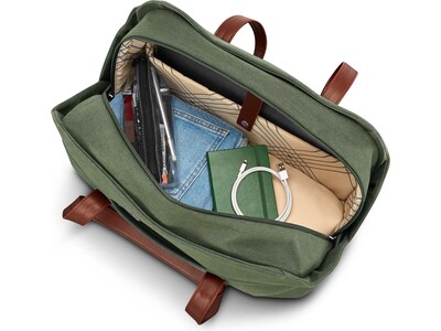 Samsonite Virtuosa 11.5" Polyester Telescoping Weekender Duffel with Wheels, Pine Green (149198-1693)