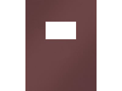 ComplyRight Single-Window Tax Presentation Folder, Burgundy, 50/Pack (PBW24)